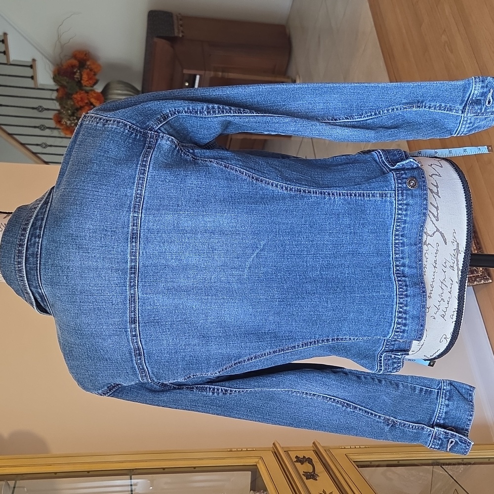Style & Co. Denim Blue Women's Jacket Size Medium - Picture 5 of 8